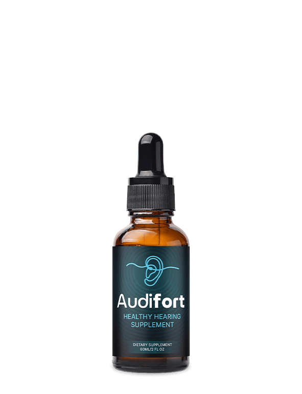 Audifort 360 Degree Hearing Support Supplement Bottle with Dropper